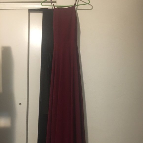 Lulus Red Prom Dress - Picture 2 of 3